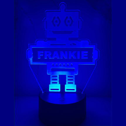 Personalized Robot LED Night Light