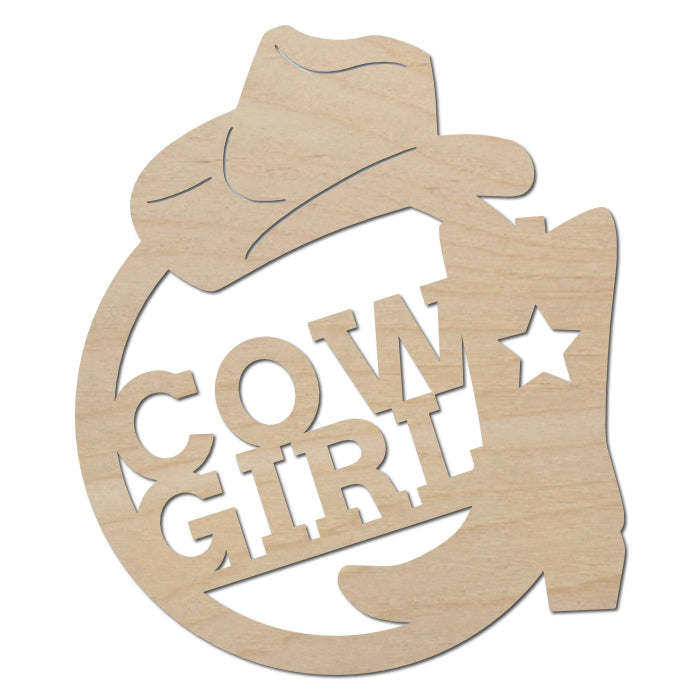 Cow Girl Wall Art