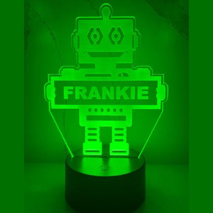 Personalized Robot LED Night Light
