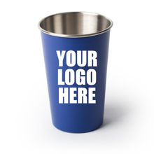 Load image into Gallery viewer, Personalized Pint Metal Cup (16oz)
