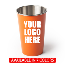 Load image into Gallery viewer, Personalized Pint Metal Cup (16oz)
